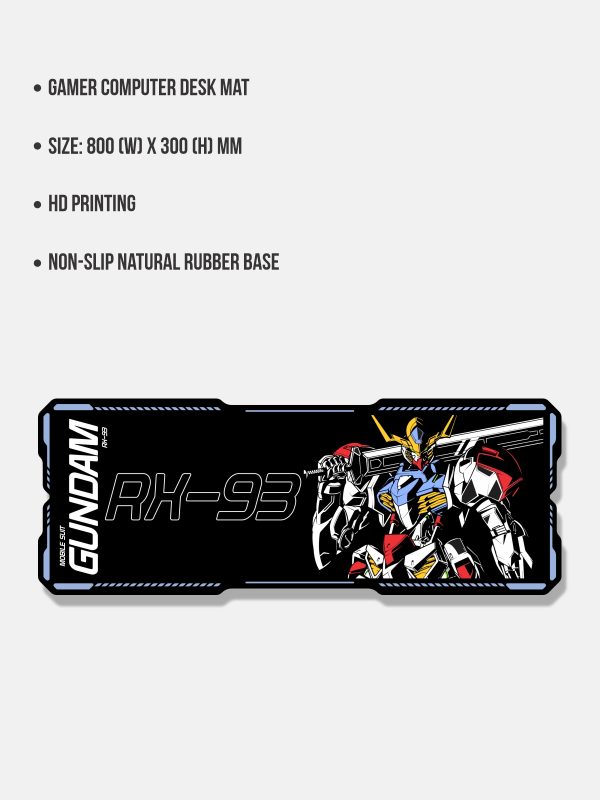 Gundam | Gaming Mouse Pad Desk Mat for Computer Laptop - Image 3