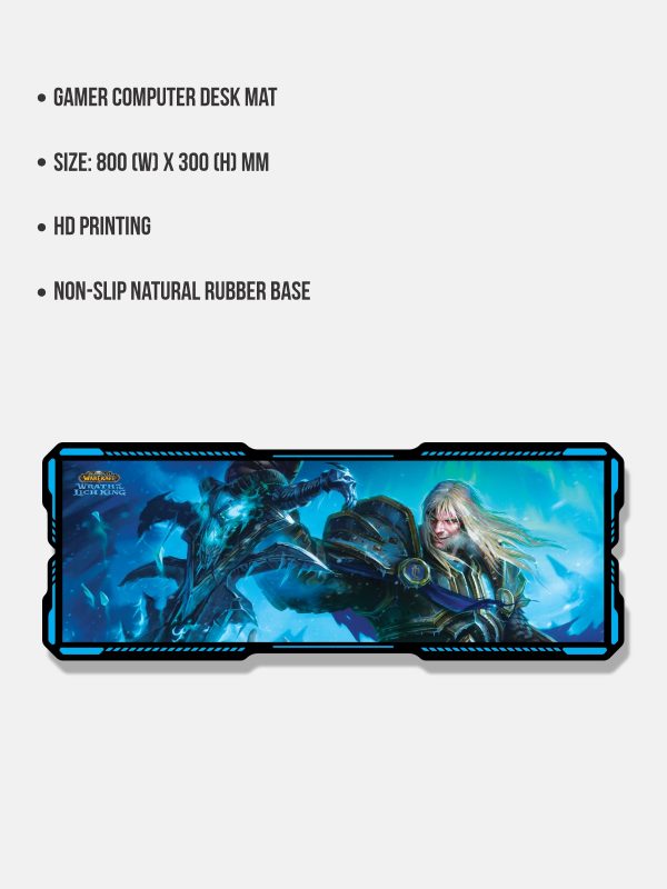 Lich King | Gaming Mouse Pad Desk Mat for Computer Laptop - Image 2
