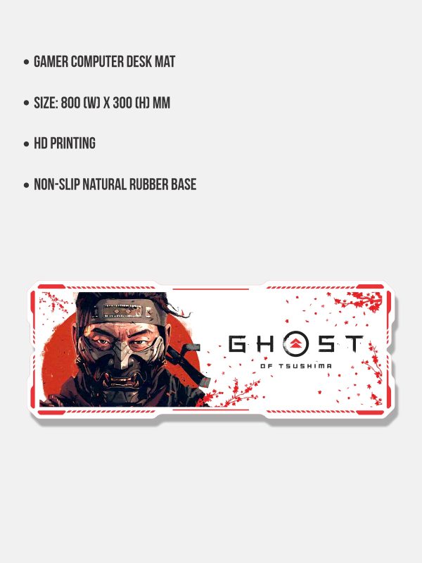 Ghost | Gaming Mouse Pad Desk Mat for Computer Laptop - Image 3