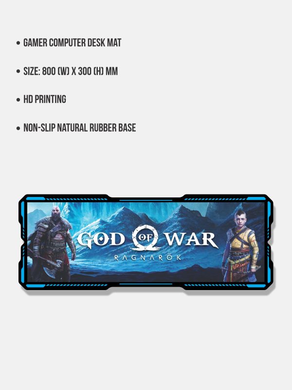 God of War | Gaming Mouse Pad Desk Mat for Computer Laptop - Image 2
