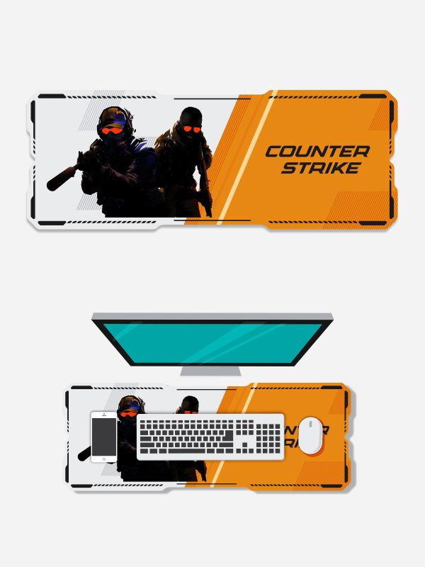Counter-Strike | Gaming Mouse Pad Desk Mat for Computer Laptop
