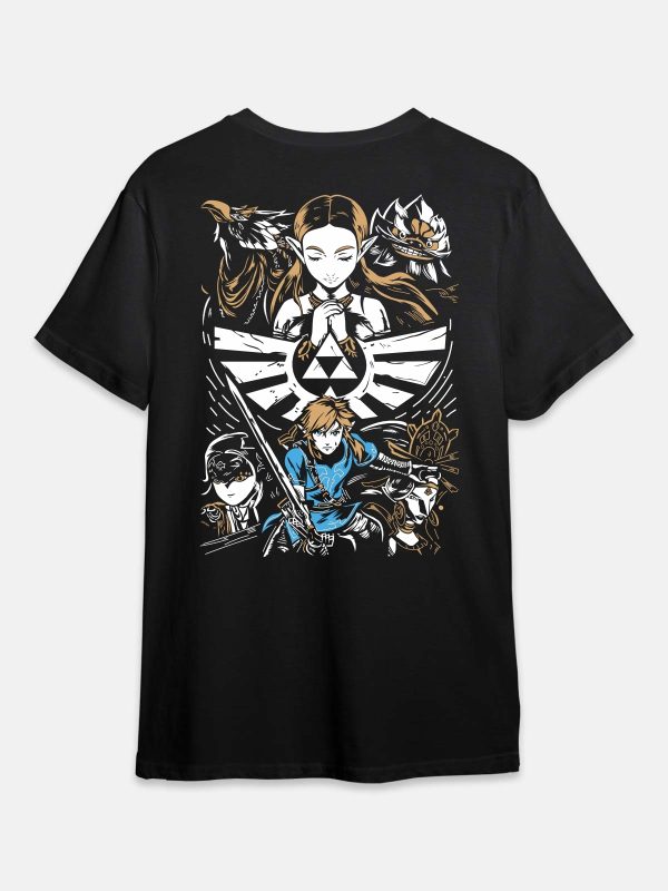 Zelda- Gaming T-shirt-D1-Black