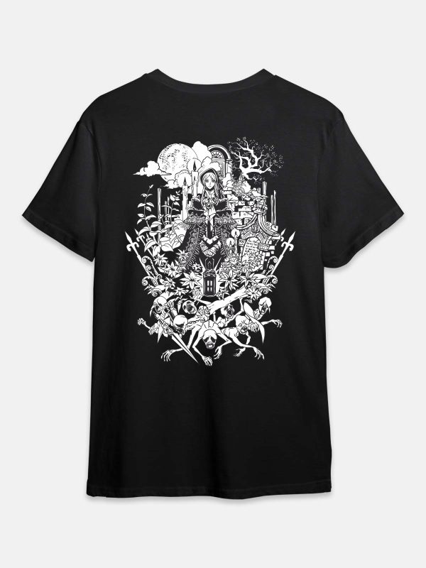 Bloodborne-Gaming T-shirt-D1-Black