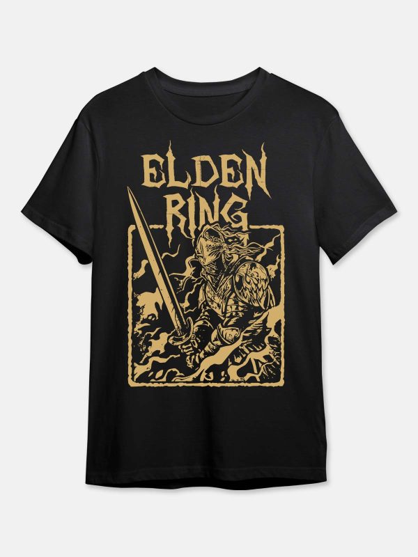 Elden Ring Gaming T-Shirt-D1-Black