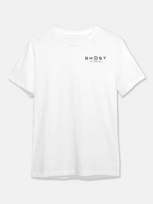 Ghost of Tsushima-Sword-Gaming T-Shirt -White - Image 4