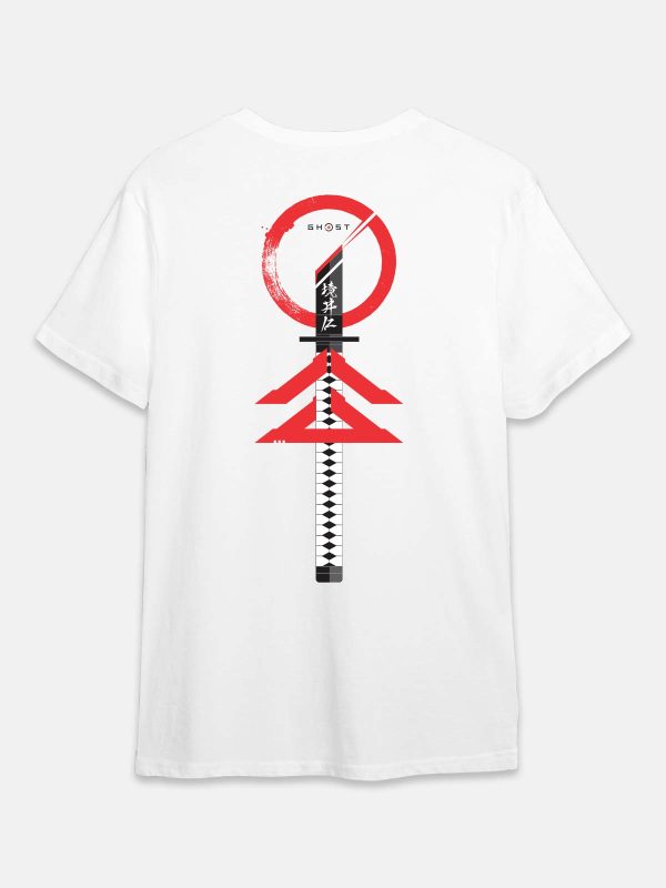 Ghost of Tsushima-Sword-Gaming T-Shirt -White