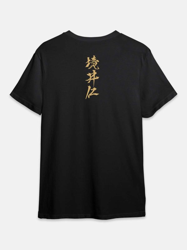 Ghost of Tsushima-Face-Gaming T-Shirt-Black - Image 2