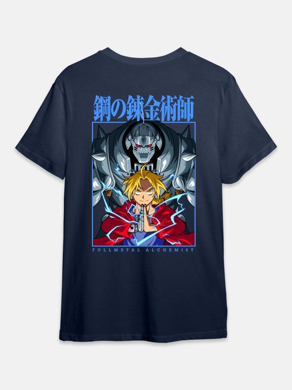 Fullmetal Alchemist - Brotherhood-Anime T-Shirt- Navy
