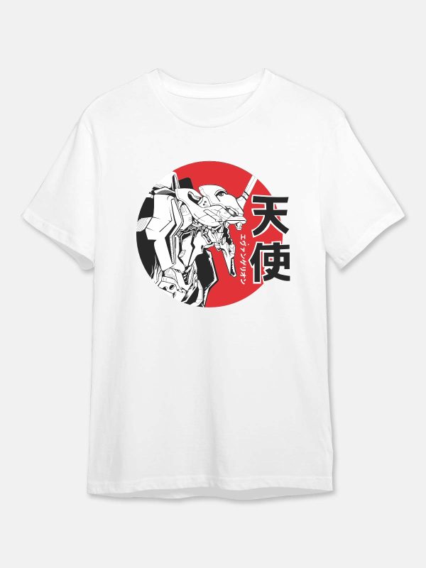 Neon Genesis Evangelion -Anime T-Shirt -D2 - White