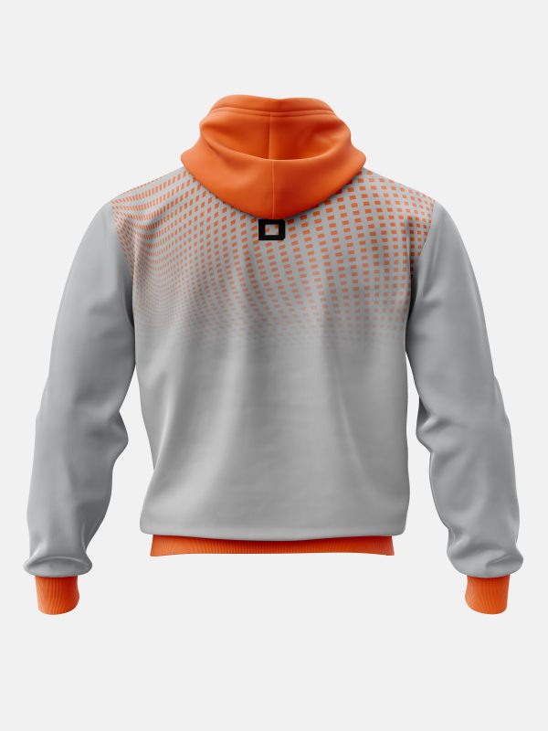 DreamHack - Pocket Hoodie - Grey and Orange - Image 2