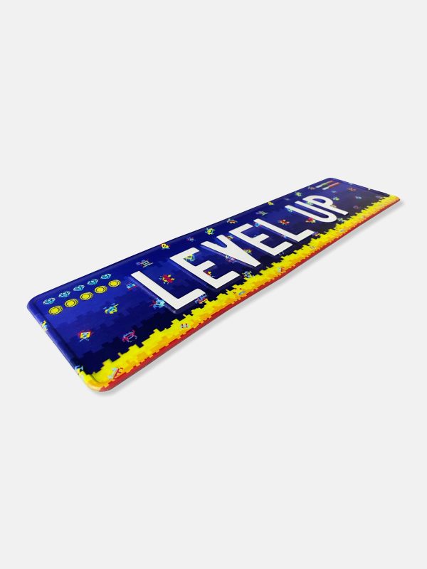 Level Up - Metal Plate - Navy