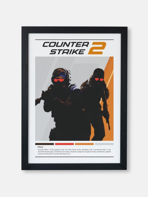 Counter Strike 2 - Frame Poster - A3