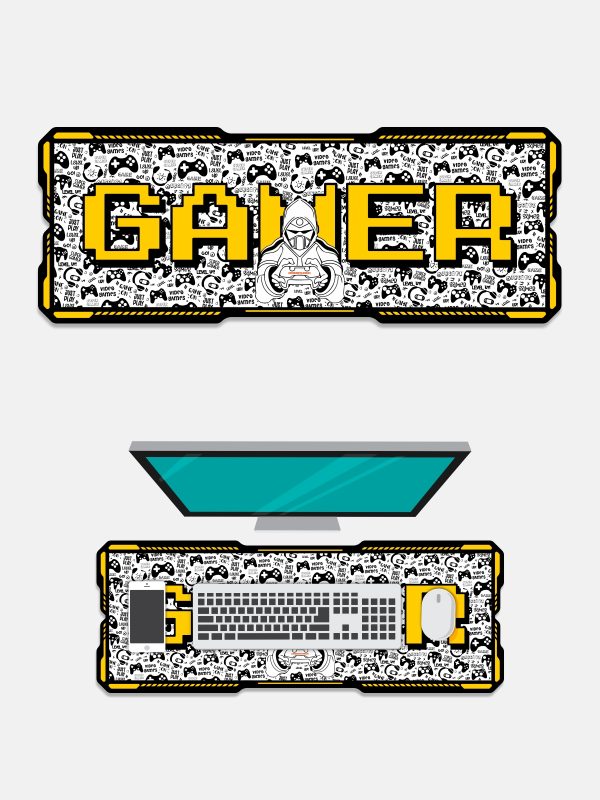 Gamer | Gaming Mouse Pad Desk Mat for Computer Laptop