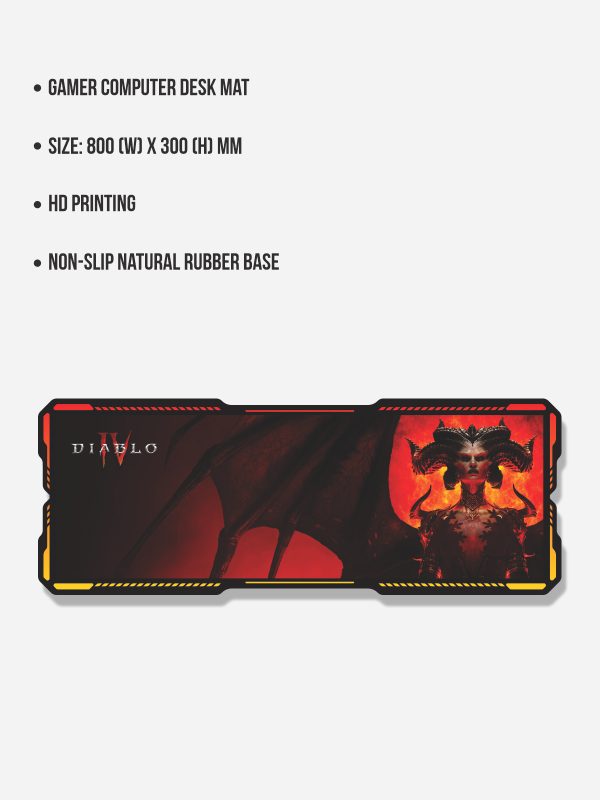 Diablo IV | Gaming Mouse Pad Desk Mat for Computer Laptop - Image 3