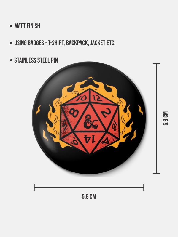 Gamerverse Badges GT D8 - Pack of 4 - Image 2