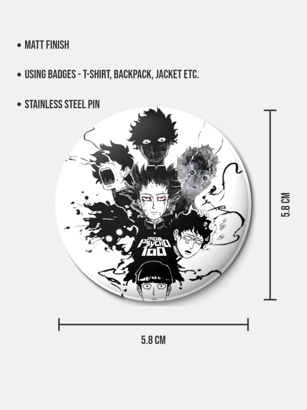 Anime Badges Design 2- Pack of 4 - Image 2