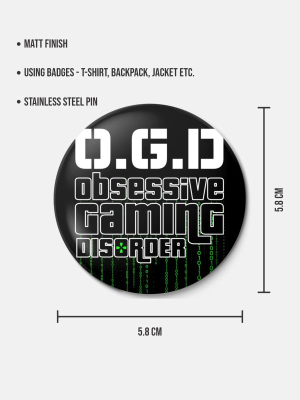 Gaming Quotes Badges D1 - Pack of 4 - Image 2
