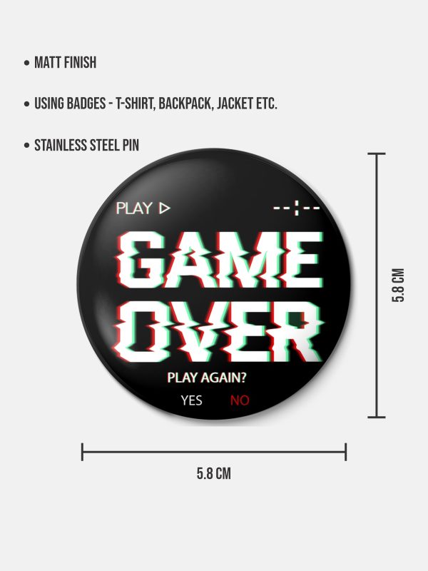 Gaming Quotes Badges D3 - Pack of 4 - Image 2