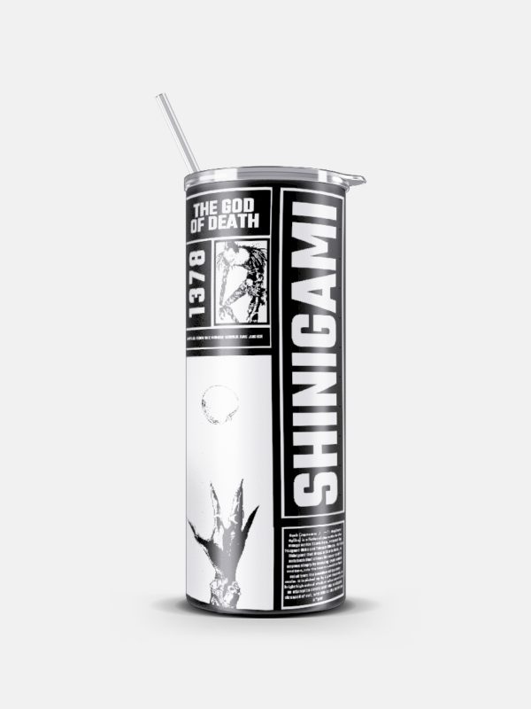 Shinigami-Skinny Tumbler with Straw - Image 4