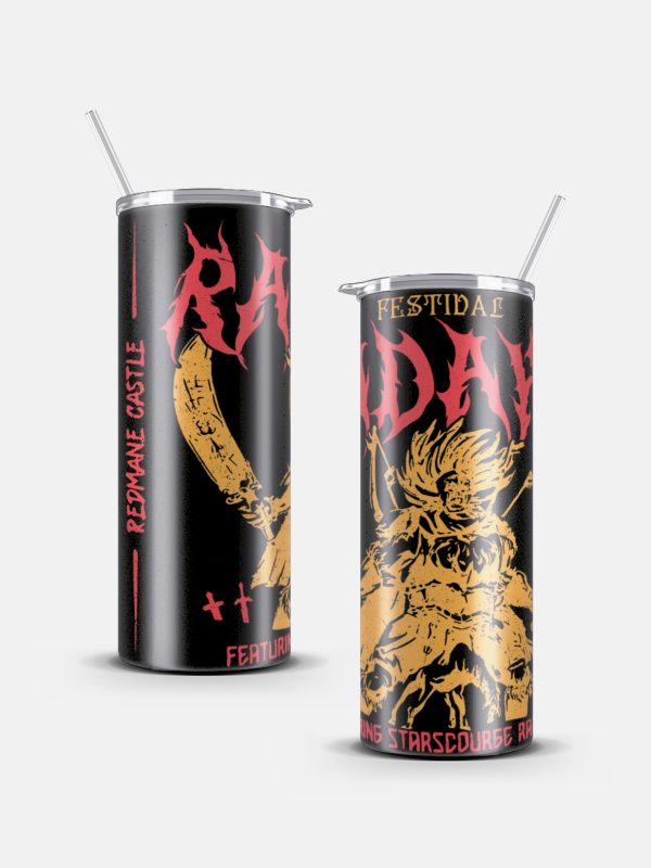 Radahn-Skinny Tumbler with Straw