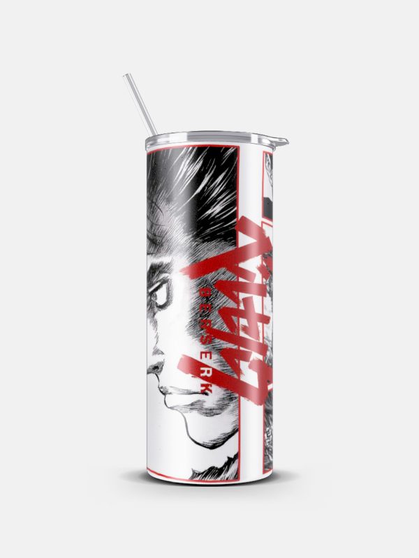 Berserk-Skinny Tumbler with Straw - Image 4