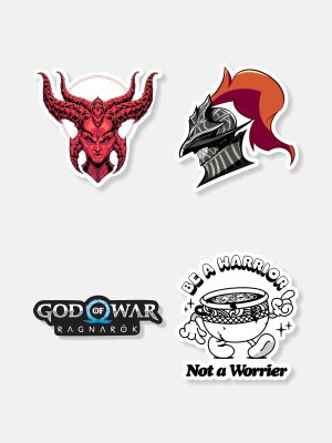 Gamerverse Sticker D1 - Pack of 4