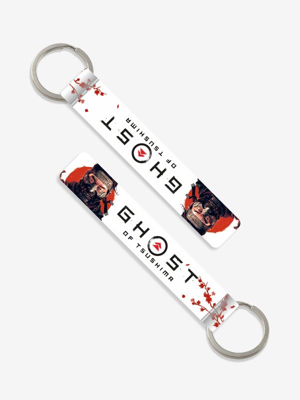 Ghost - Key Ring- White