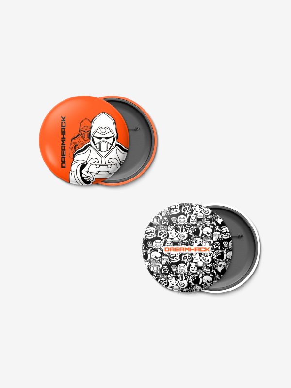 DreamHack Badges D2 - Pack of 2