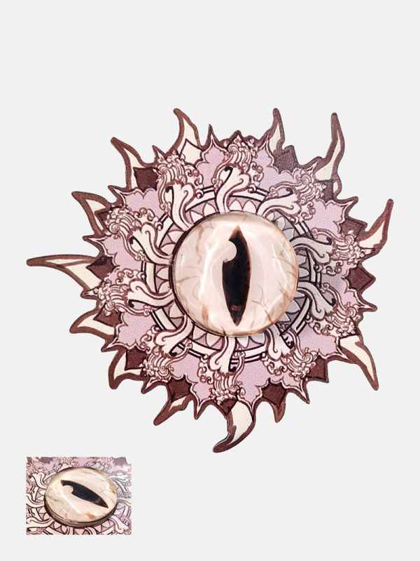 Raji Official Merchandise- 2D Dome Eye Glass Embossed Fridge Magnet
