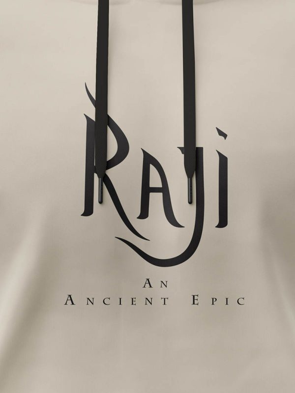 Raji Official Merchandise- Hoodie D1 -Sand - Image 2