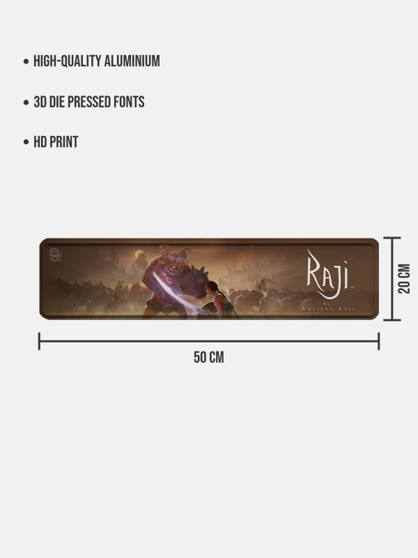 Raji Official Merchandise- Metal Plate - Image 4