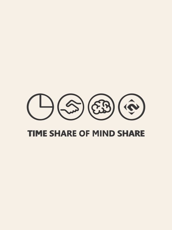 Time Share of Mind Share - Oversized Tshirt - Off white - Image 3