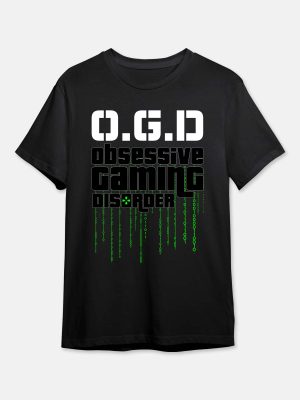 OGD-Gaming Quotes T-Shirt - Black