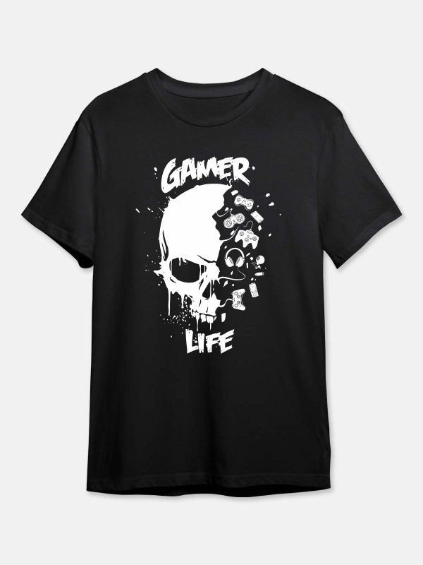 Gamer Life-Gaming Quotes T-Shirt - Black