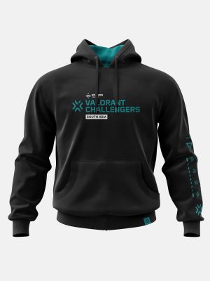 VCSA Kangaroo Pocket Hoodie- Black