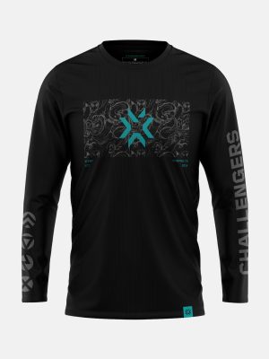 VCSA Abstract Tshirt - Full Sleeve - Black