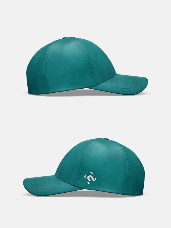 VCSA Cap - Embroidery Logos & Side Icons - Teal - Image 3