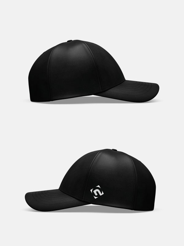 VCSA Cap - Embroidery Logos & Side Icons - Black - Image 3