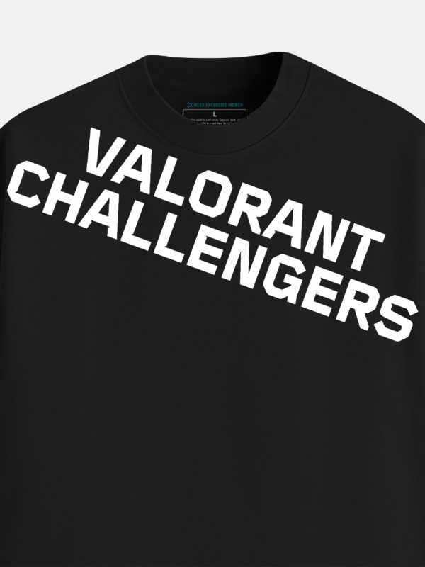 VCSA Oversized Tshirt - Side Quest - Black - Image 3