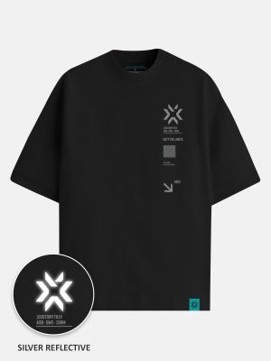 VCSA Oversized Tshirt - Vortex - Black