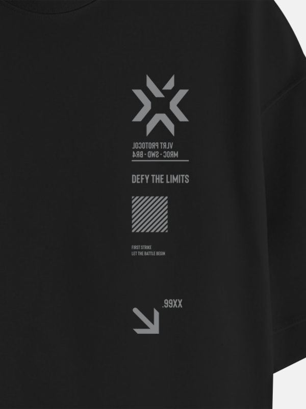 VCSA Oversized Tshirt - Vortex - Black - Image 3