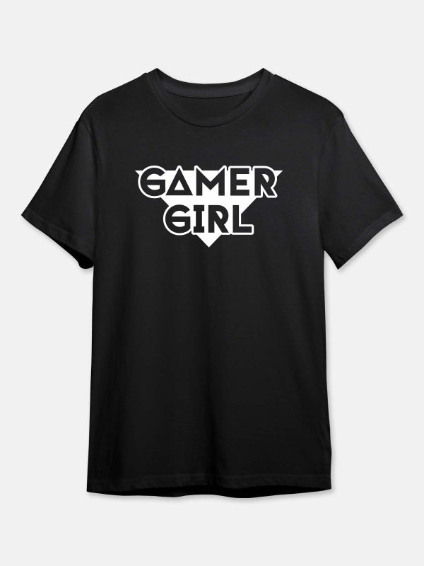 Gaming Quotes T-Shirt - Gamer Girl - Black