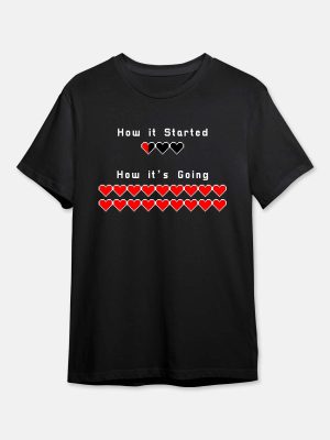 Gaming Quotes T-Shirt - How It's Going - Black
