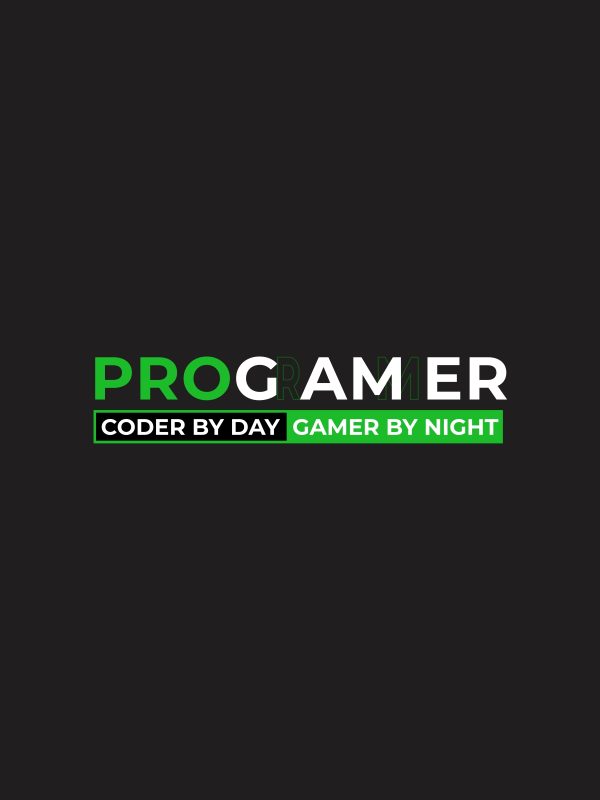 Gaming Quotes T-Shirt - PROGAMER - Black - Image 3