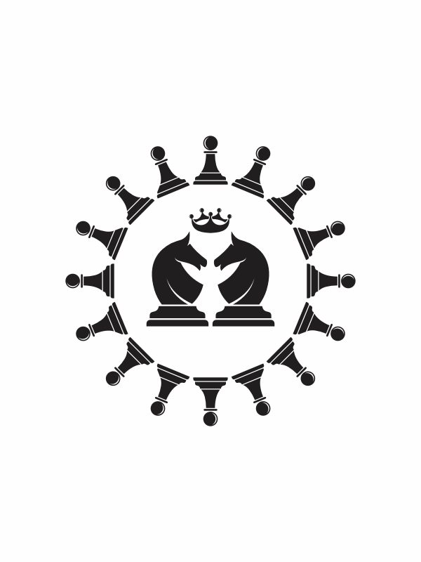 Horse King - Chess T-Shirt - White - Image 3