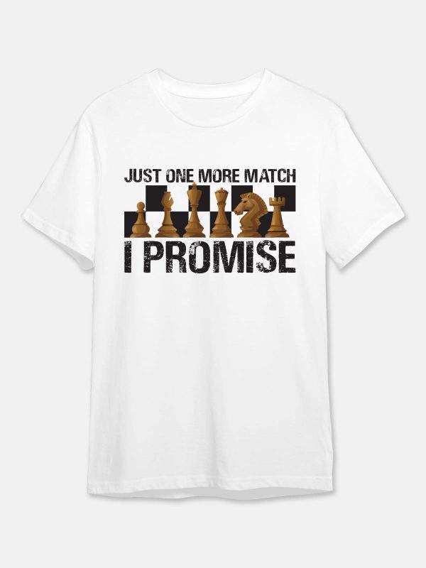 Just One More Game I Promise - Chess T-Shirt - White