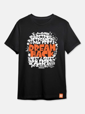 DreamHack Collage Quote Theme - T-Shirt - Black