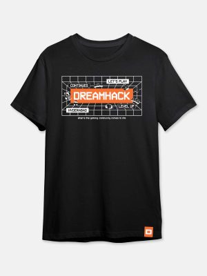 DreamHack Matrix Theme - T-Shirt - Black
