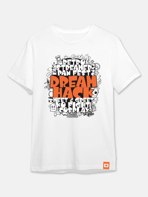 Dreamhack Collage Quote Theme - T-Shirt - White