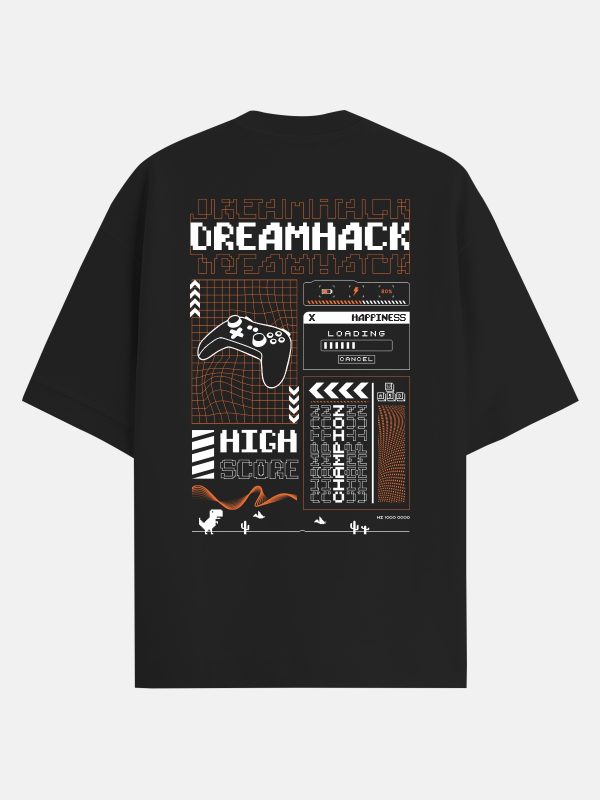 DreamHack Oversized - T-Shirt - Black